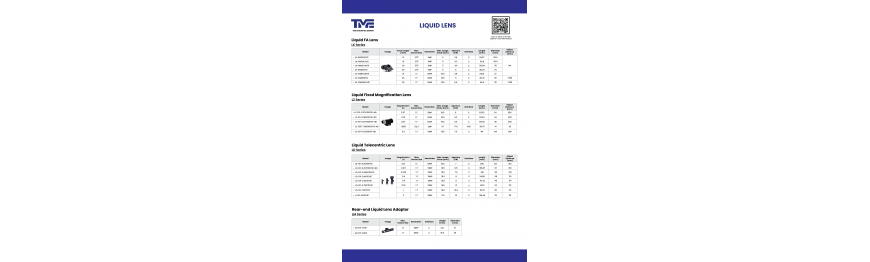 Liquid Lens (FA / Magnification / Telecentric/ Rear-End Adaptor)